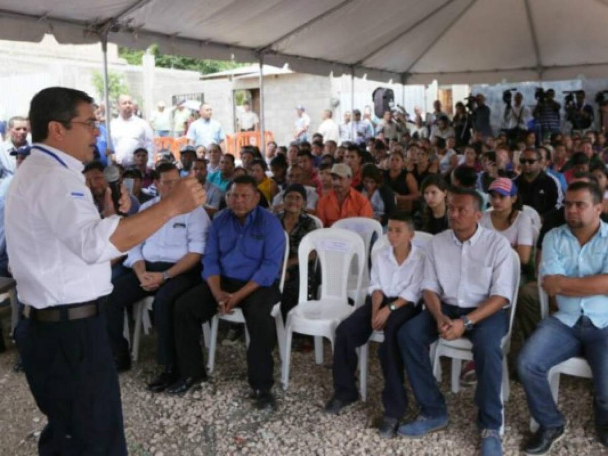 Gobierno inaugura nuevo parque en la colonia Los Pinos de Tegucigalpa