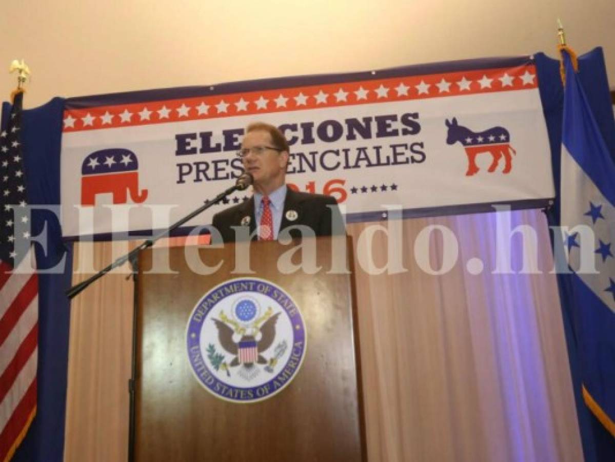 Embajada de los Estados Unidos en Honduras conmemora elecciones en un hotel capitalino