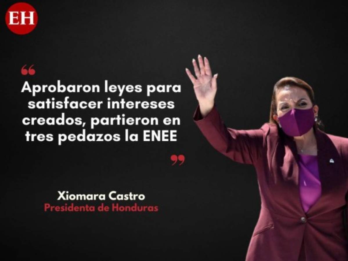 Las frases destacadas de Xiomara Castro en su investidura