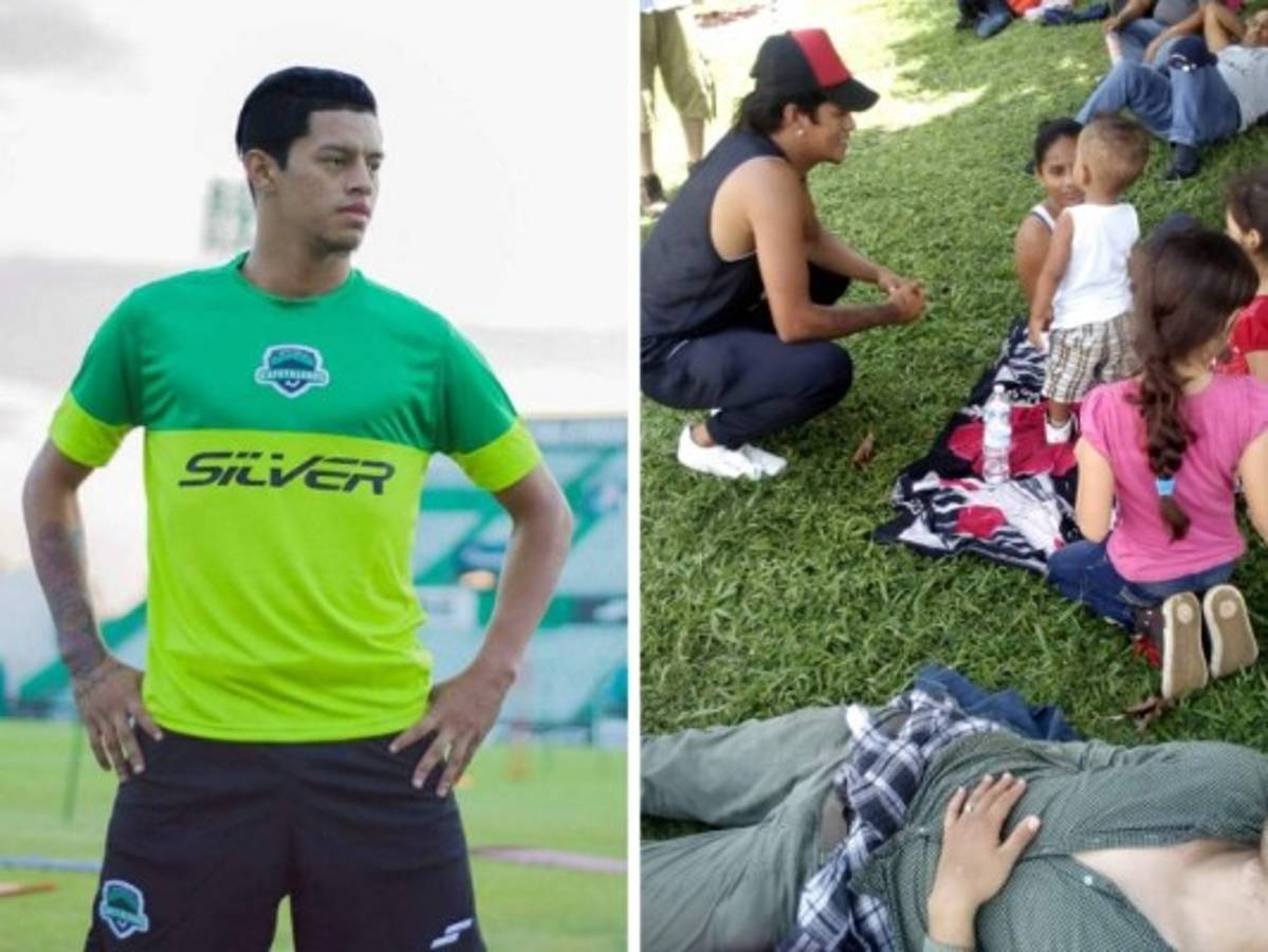 Danny Izaguirre, el futbolista que extiende la mano a la caravana migrante de hondureños