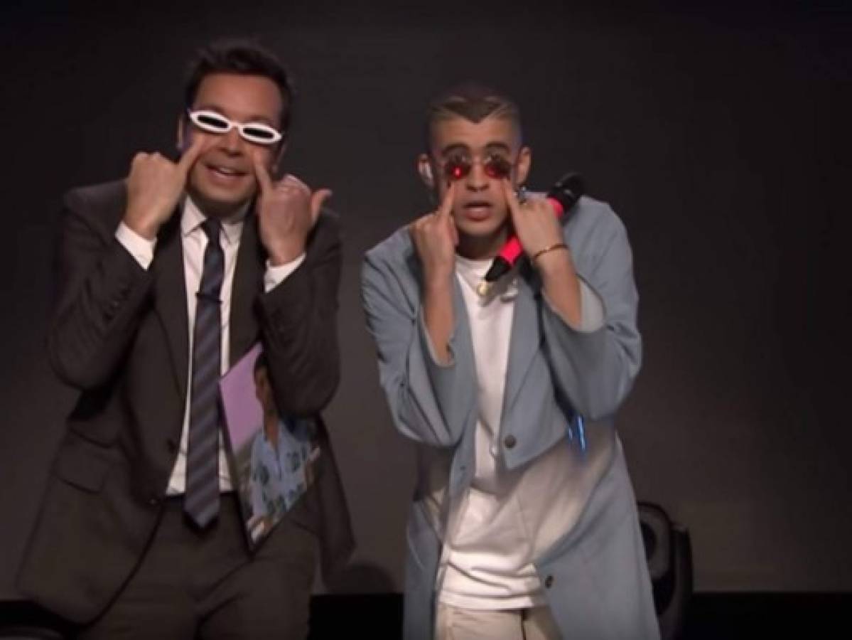 Vídeo: Bad Bunny realiza su debut en televisión en el show de Jimmy Fallon
