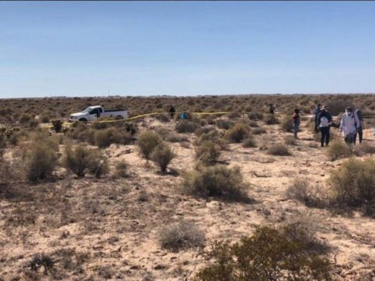 México: Exhuman 42 osamentas de fosa clandestina en desierto