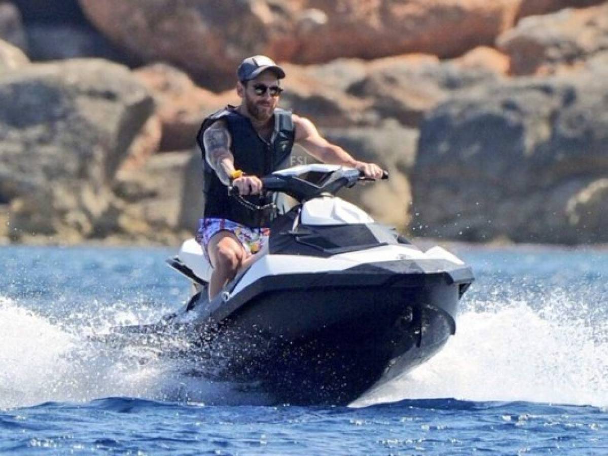 Lionel Messi y su familia disfrutan de Ibiza