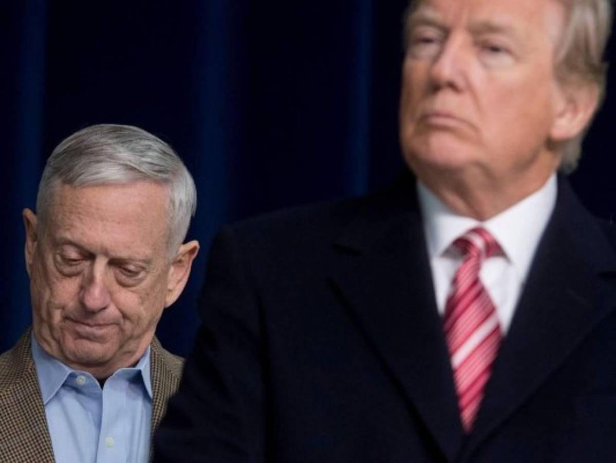 Donald Trump anuncia que Jim Mattis, secretario de Defensa, dejará su cargo en febrero
