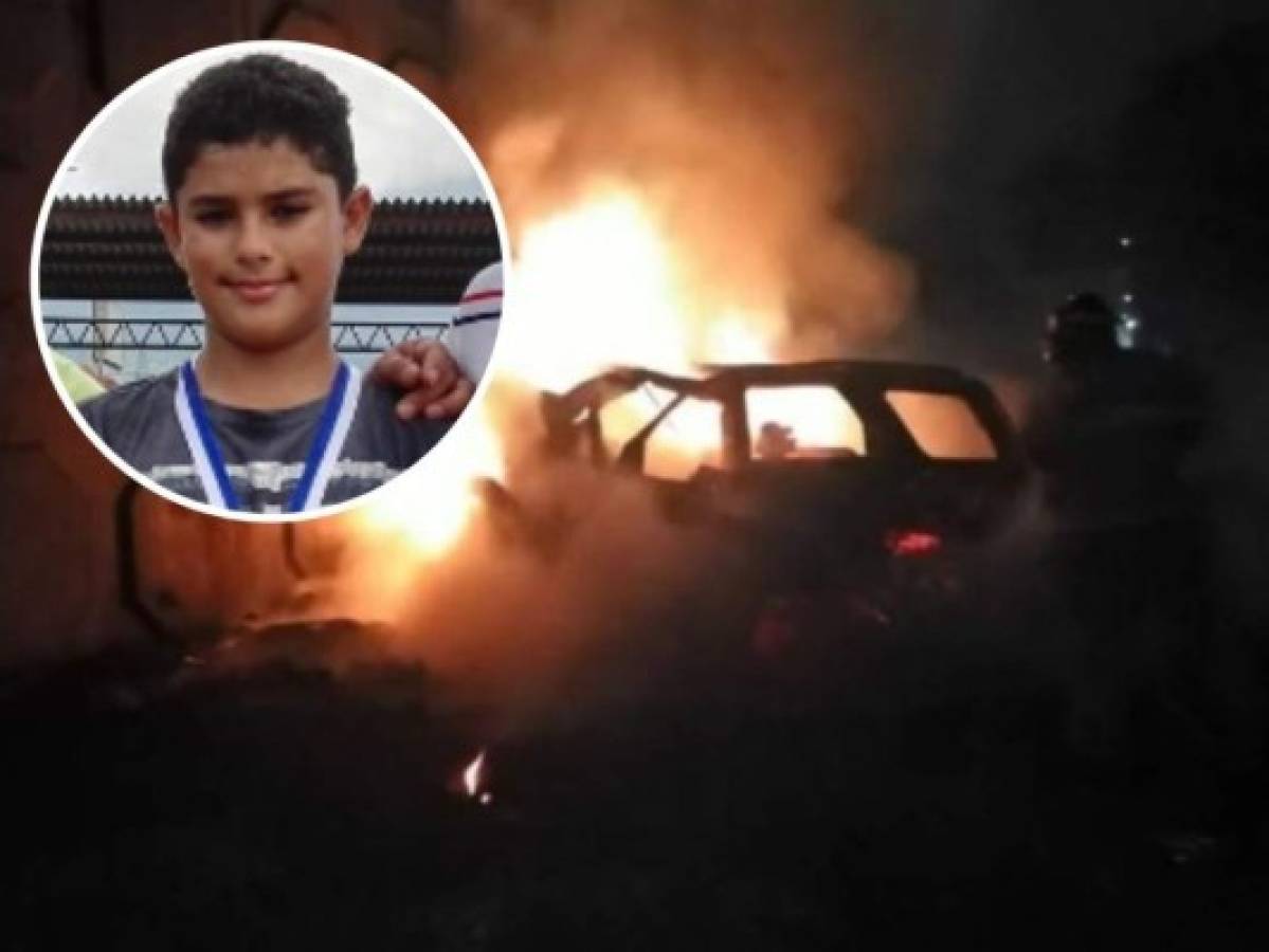 Adolescente muere carbonizado tras aparatoso choque en San Pedro Sula
