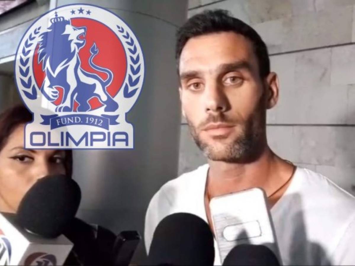 Martín Bonjour en su llegada a Honduras: 'Vengo al equipo más grande a salir campeón'