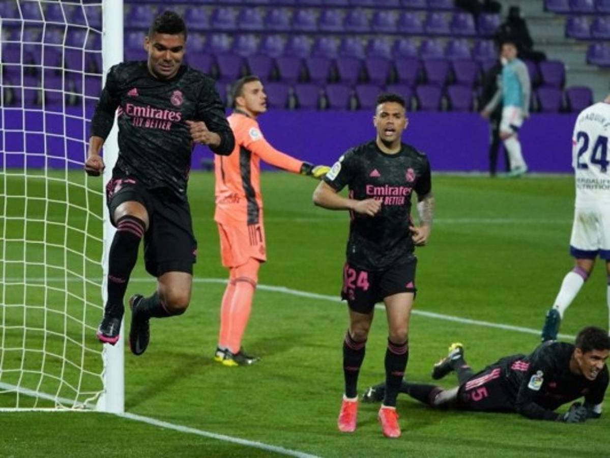 Real Madrid vence al Valladolid y sigue acercándose al Atlético