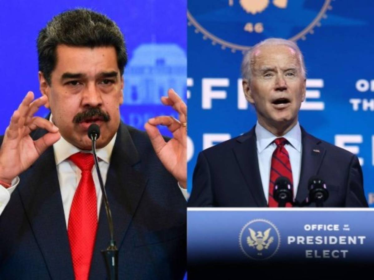 Maduro espera abrir canales de 'diálogo' con Biden