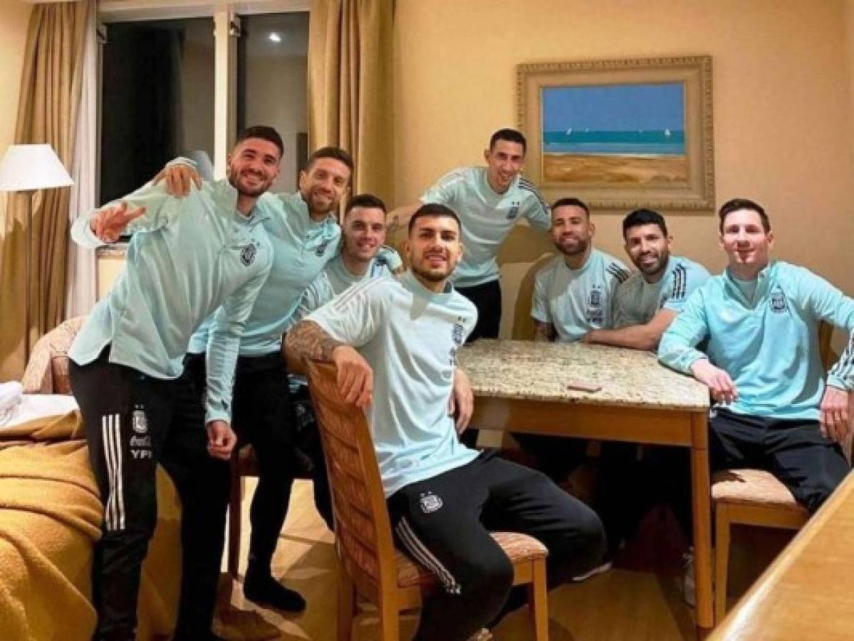 Fotografía de Messi conmueve a compañeros de la selección argentina