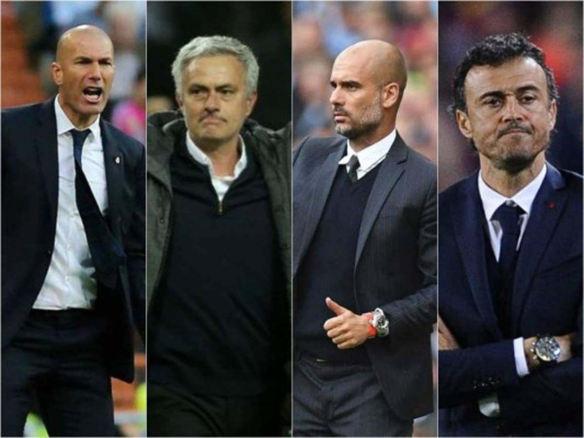 Zidane, Mourinho, Guardiola y Luis Enrique, nominados a mejor entrenador del año por la FIFA