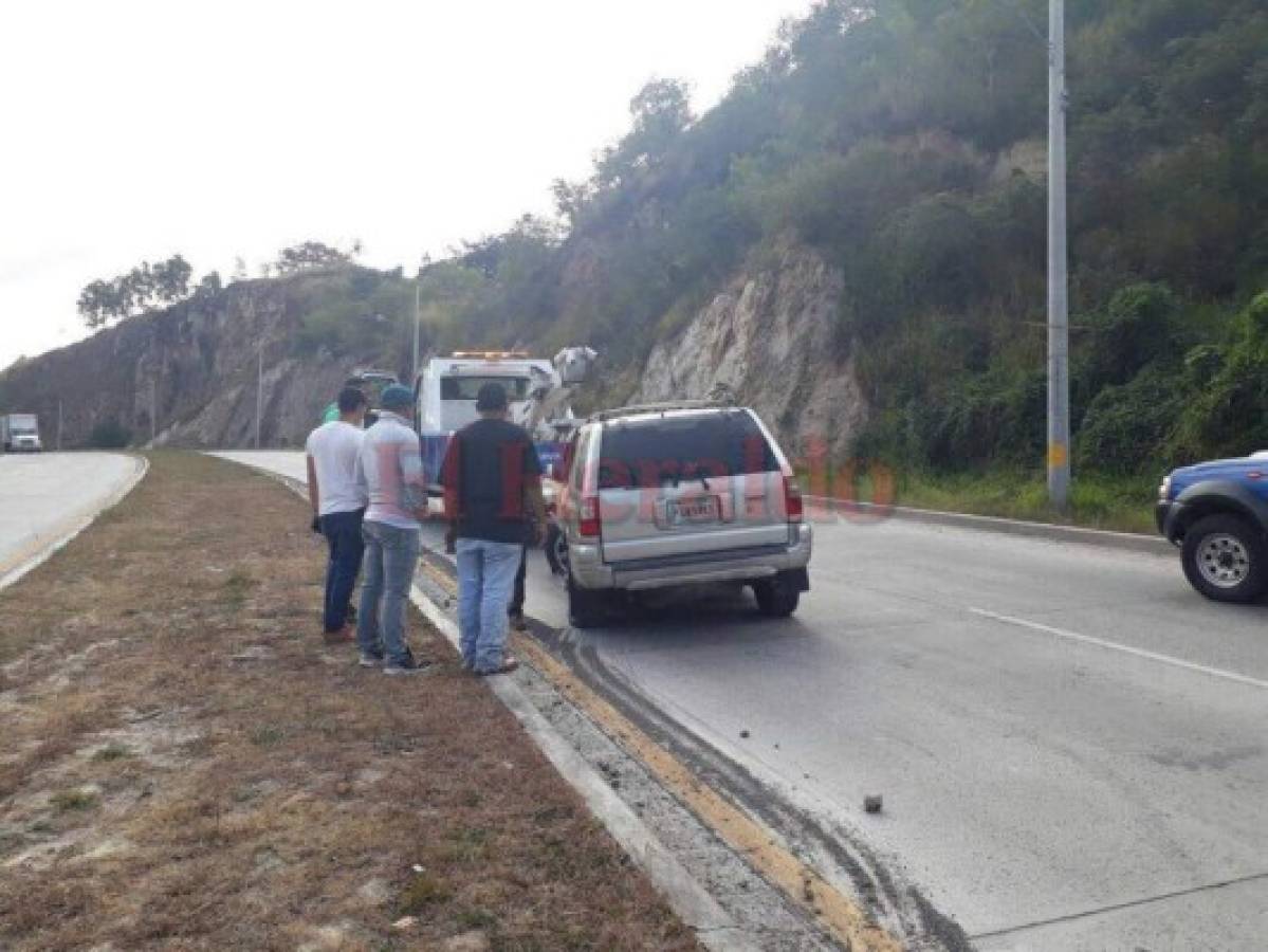 Dos personas heridas deja accidente vehicular en el anillo periférico de la capital