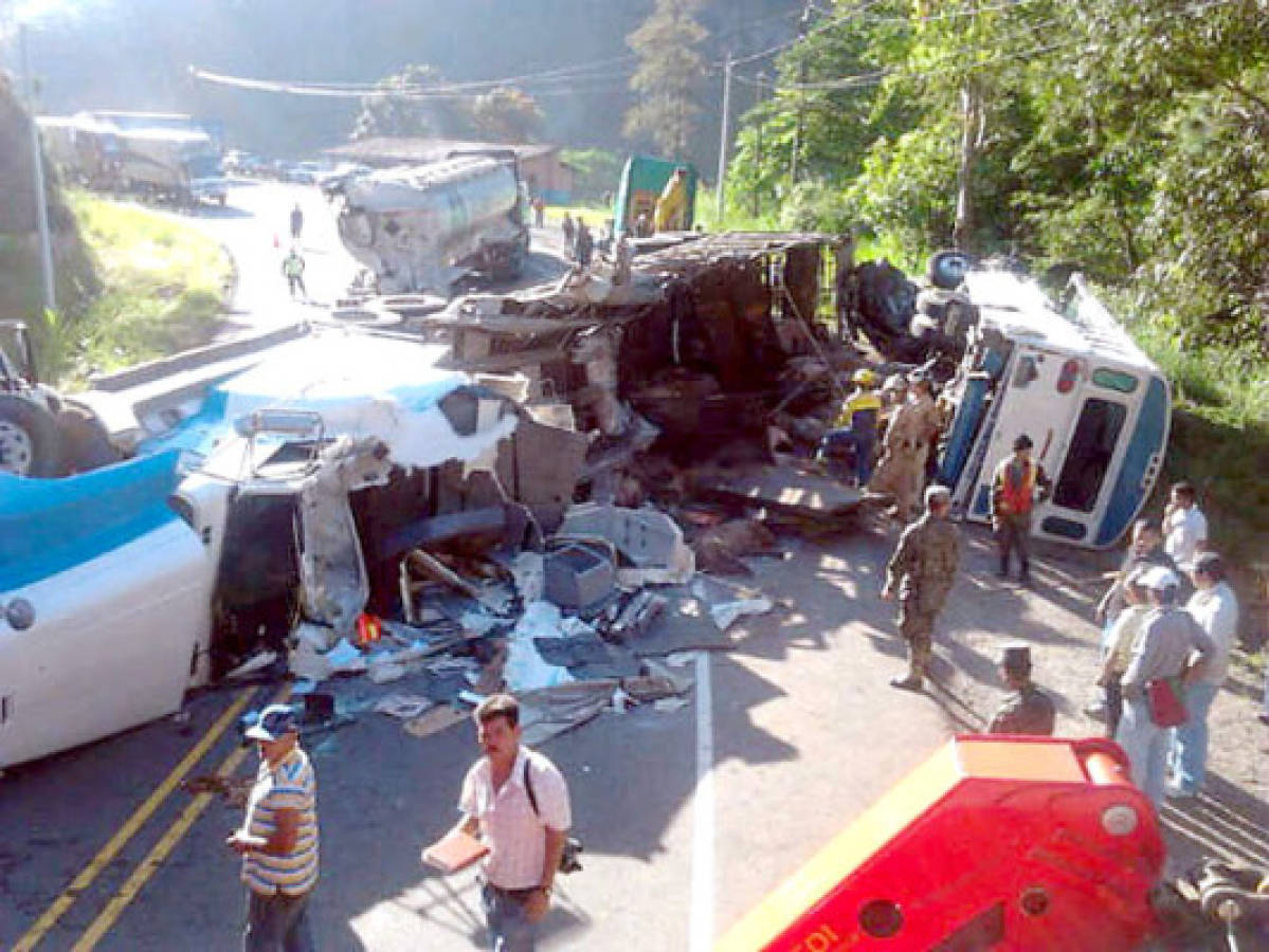Un muerto en accidente en Siguatepeque