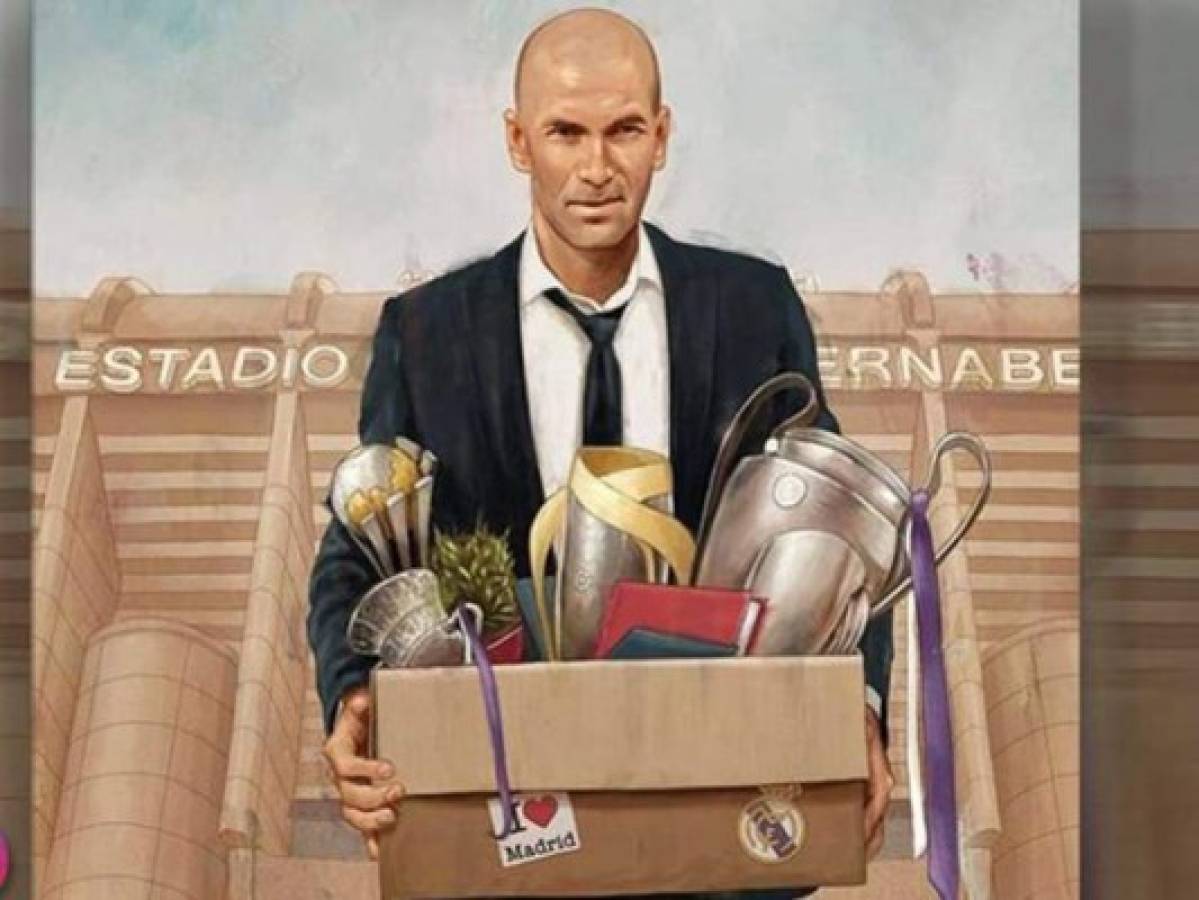 Los memes tras la salida de Zinedine Zidane del Real Madrid