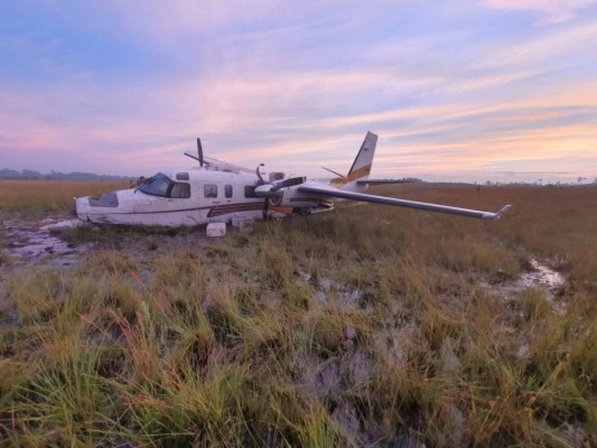 Interceptan narcoavioneta y se desata enfrentamiento en Gracias a Dios