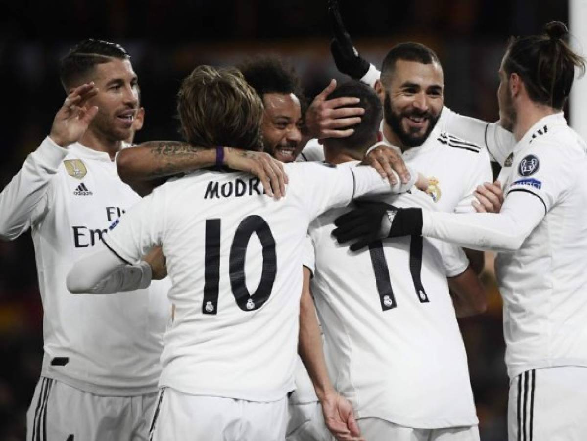 Real Madrid venció 2-0 a la Roma y se clasifica para los octavos de final de la Champions League