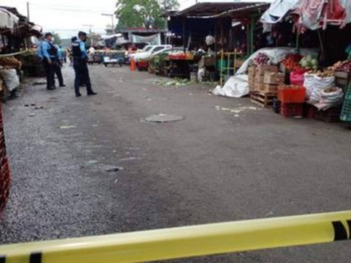 A balazos matan a un hombre en el mercado Dandy de San Pedro Sula