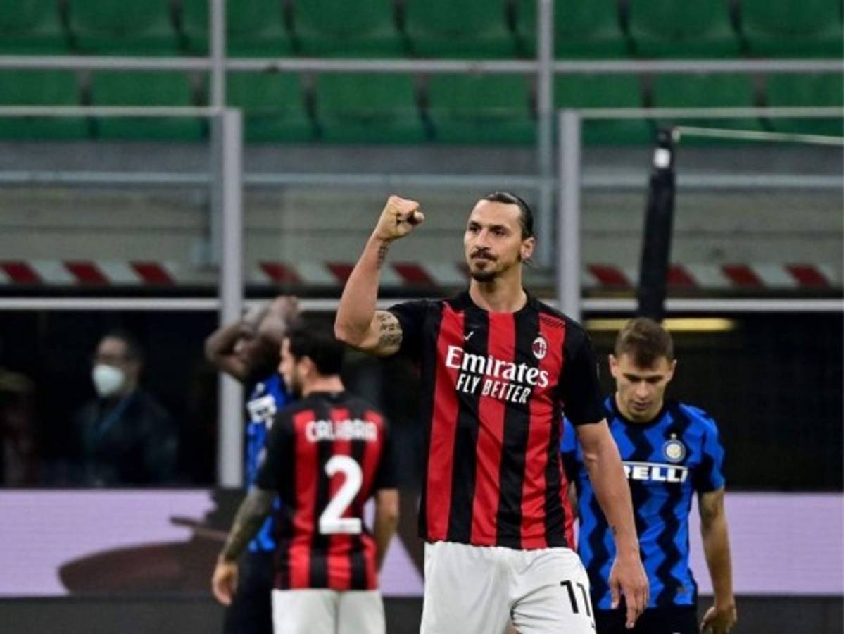 El Milan se lleva el derbi ante el Inter con doblete de Ibrahimovic