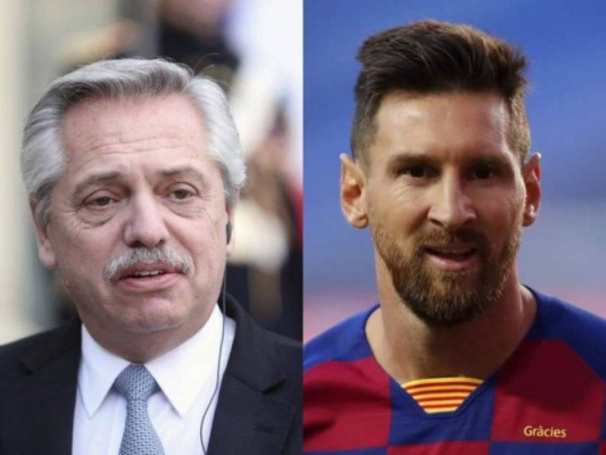 Presidente de Argentina a Messi: 'Danos el gusto de terminar tu carrera en Newell’s”
