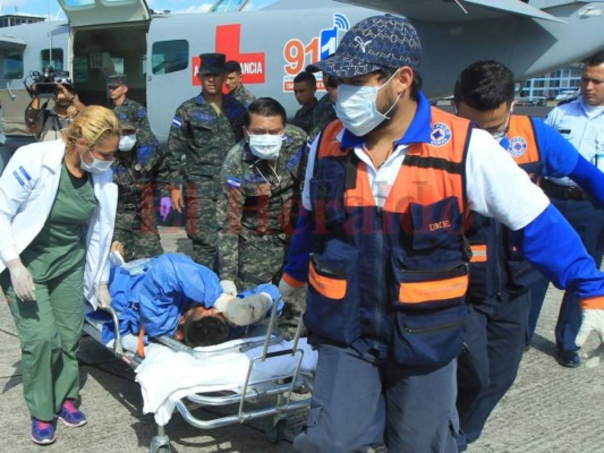 Pacientes quemados en buque Punta Caxina sufren una falla renal