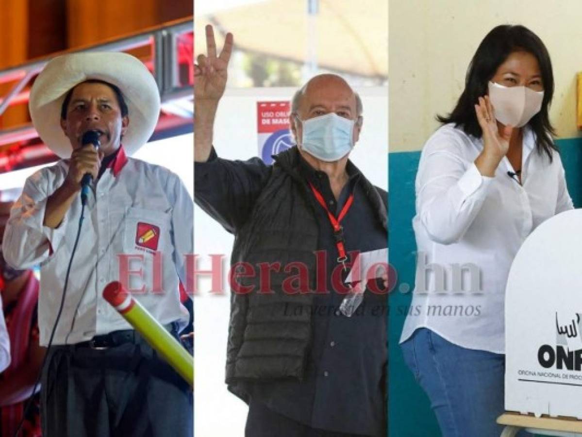 Comienza conteo de votos en Perú, sondeo da primer lugar a izquierdista Castillo