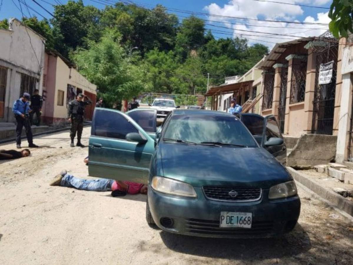 Capturan a supuestos ladrones tras asaltar un negocio en San Pedro Sula