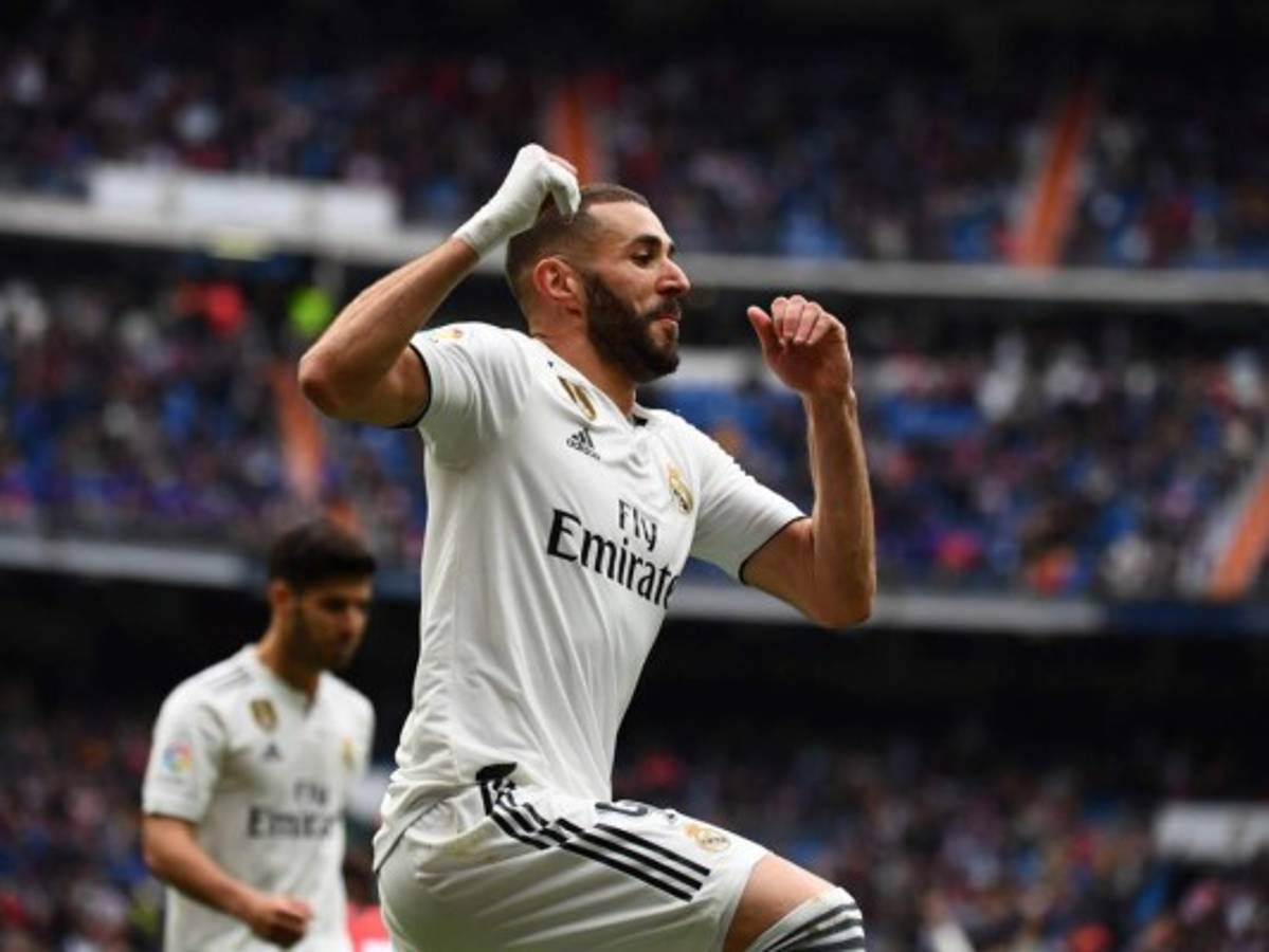 Con triplete de Benzema Real Madrid gana 3-0 al Athletic de Bilbao  