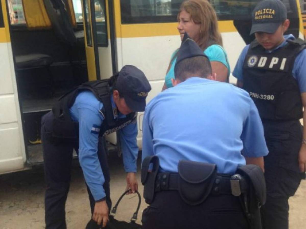 Honduras: Mujer de 52 años es detenida en posesión de 32 libras de supuesta marihuana