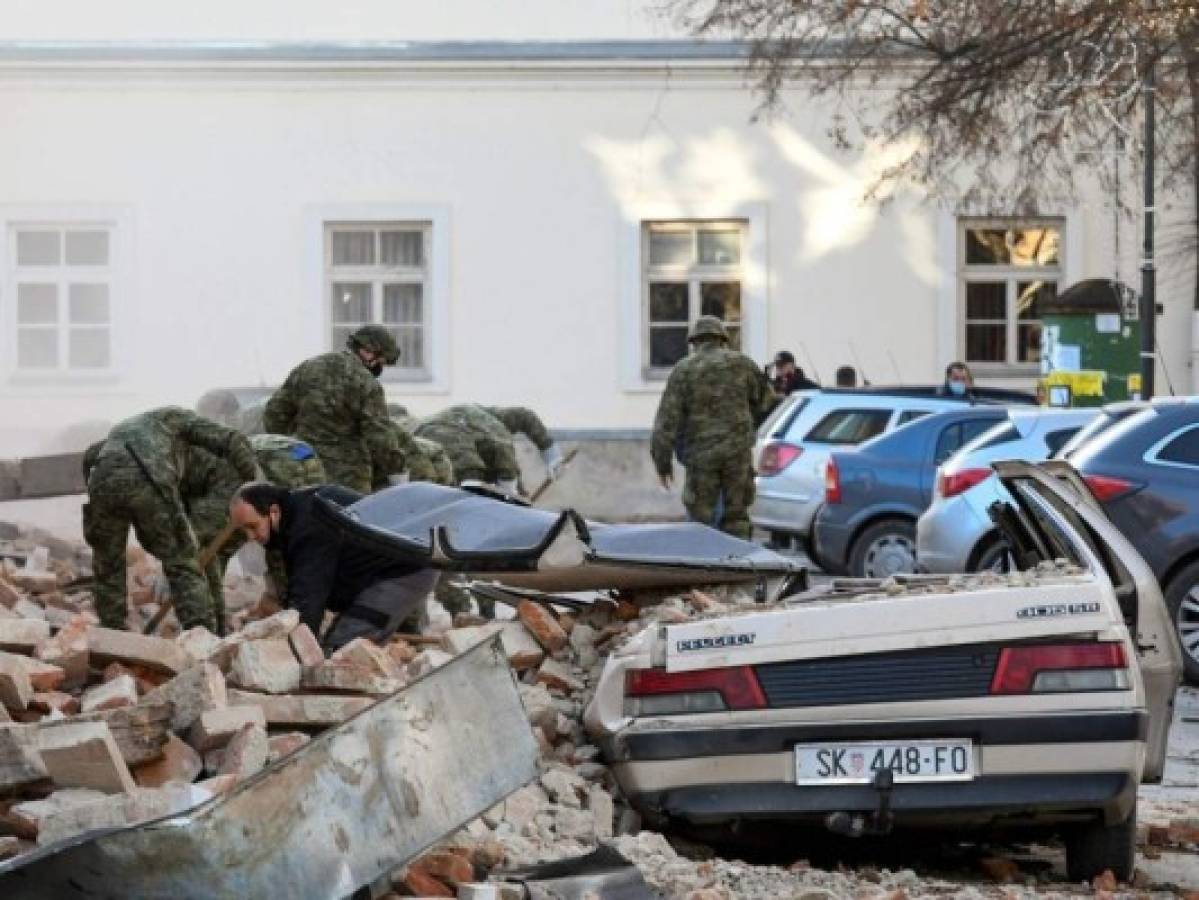 Impresionantes videos captaron potente sismo que devastó la capital de Croacia