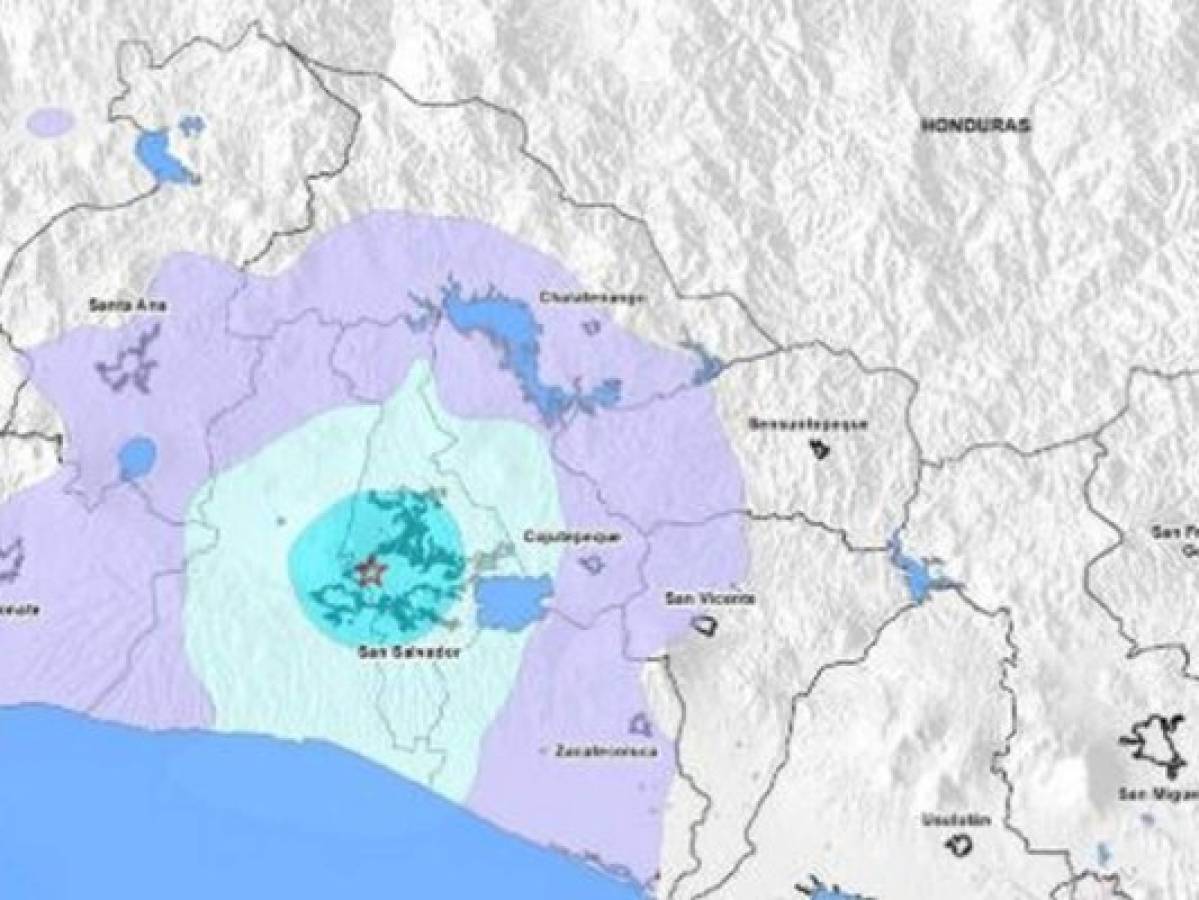 Capital de El Salvador registró 14 sismos en poco más de una hora