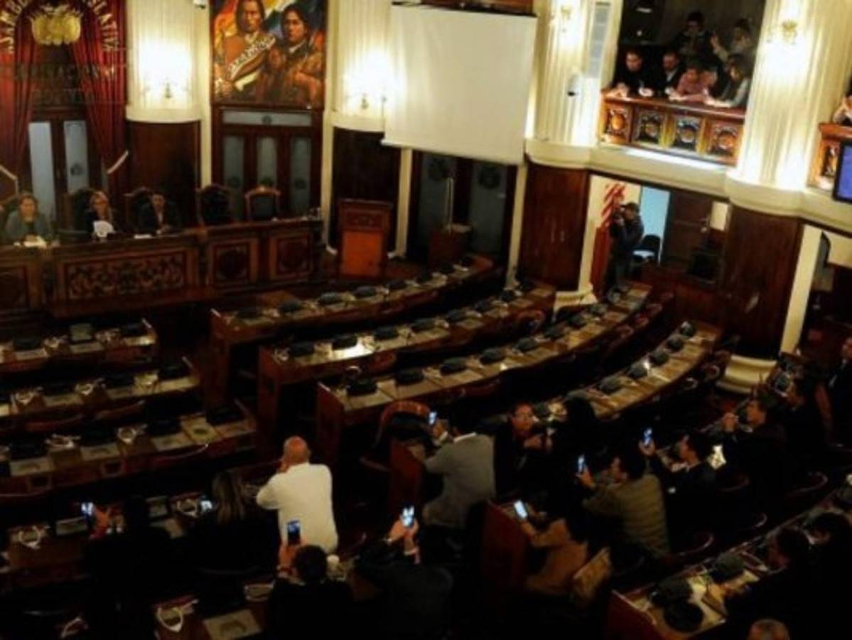 Bolivia: Dos congresistas llegan a las patadas y puños durante sesión pública