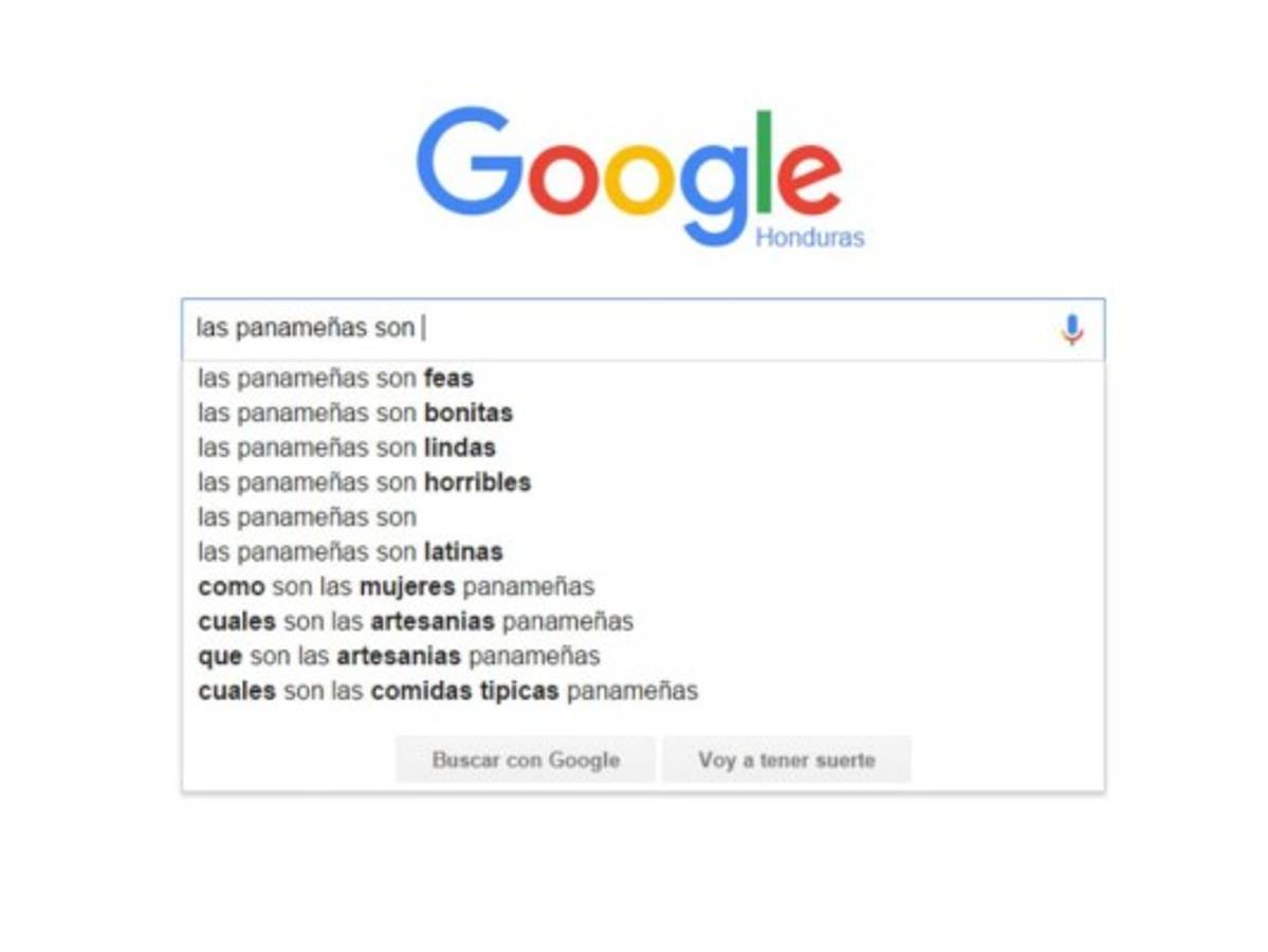 Esto es lo que Google 'sugiere' de los centroamericanos cuando hacés una búsqueda