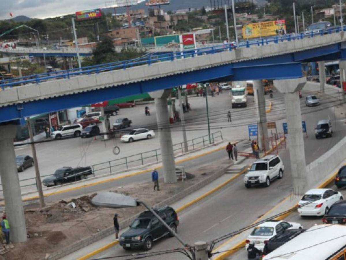 Cierre temporal del paso a desnivel del aeropuerto Toncontín de la capital de Honduras