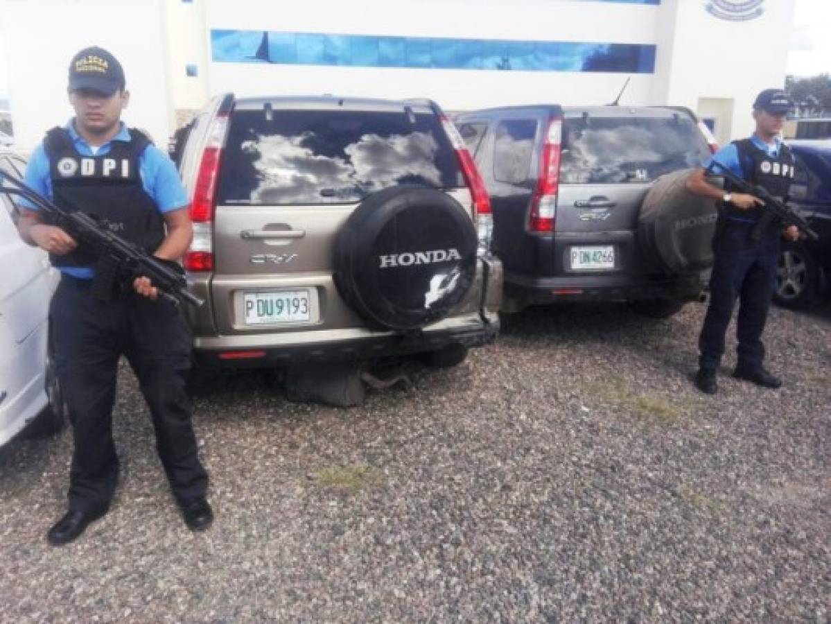 Recuperan cinco vehículos con reporte de robo en Tegucigalpa