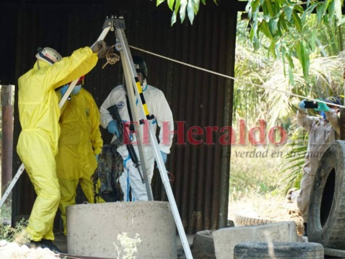 Hallan cadáver dentro de pozo séptico en Santa Cruz de Yojoa