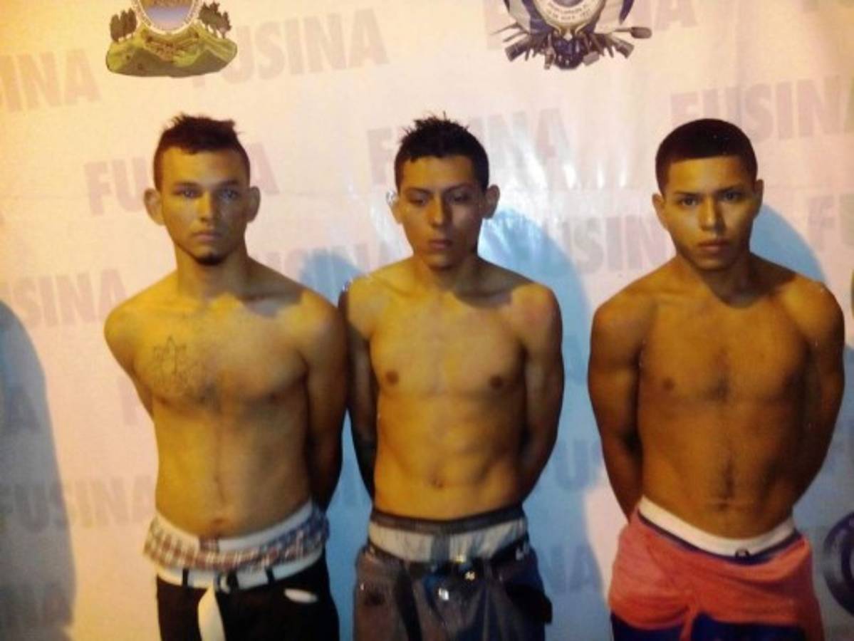 Capturan seis supuestos mareros con droga