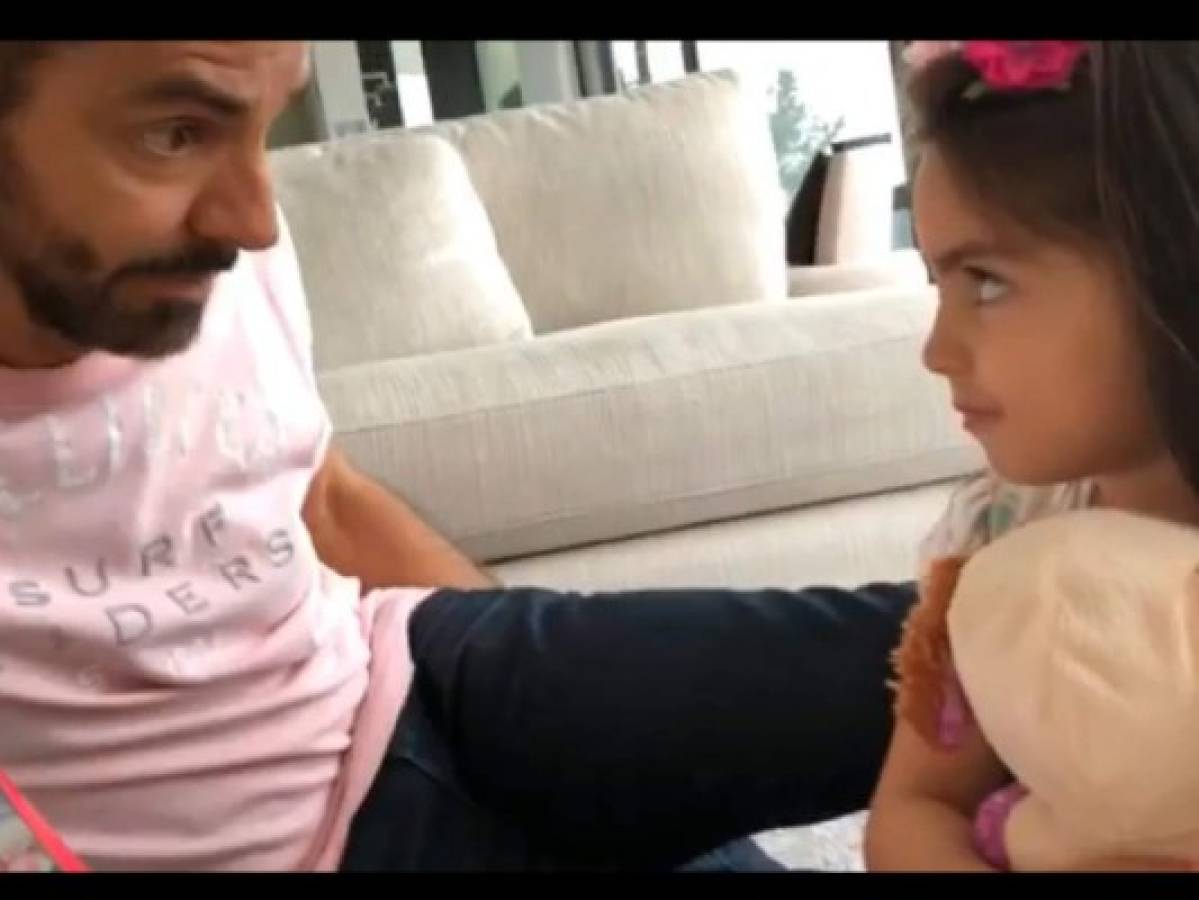 La celosa reacción de Aitana, hija de Eugenio Derbez, por regalo a Kailani