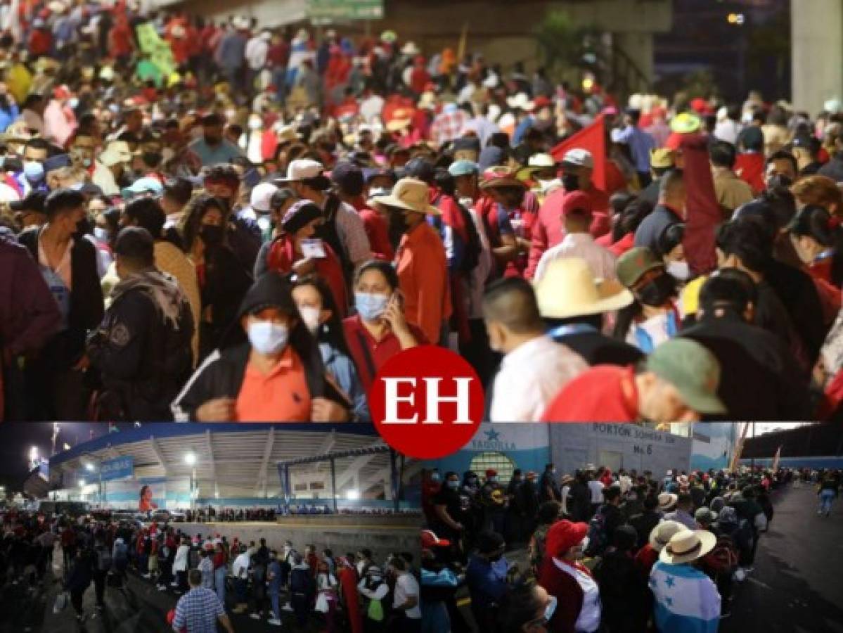 Asistencia masiva de hondureños para disfrutar toma de posesión de Xiomara Castro