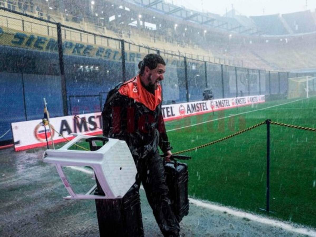 Lluvia torrencial en Buenos Aires amenaza superclásico Boca-River