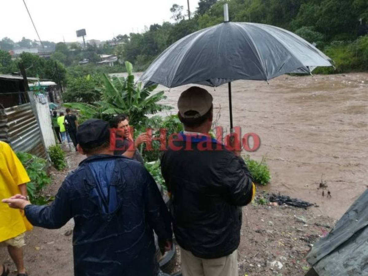Evacúan a los residentes de la colonia Betania de la capital de Honduras