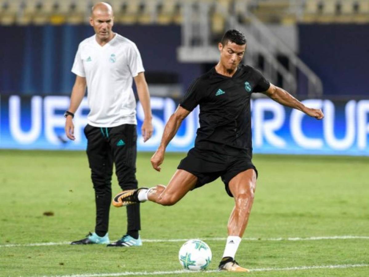 Zinedine Zidane sobre Cristiano Ronaldo: 'Si está con nosotros está para jugar' la Supercopa
