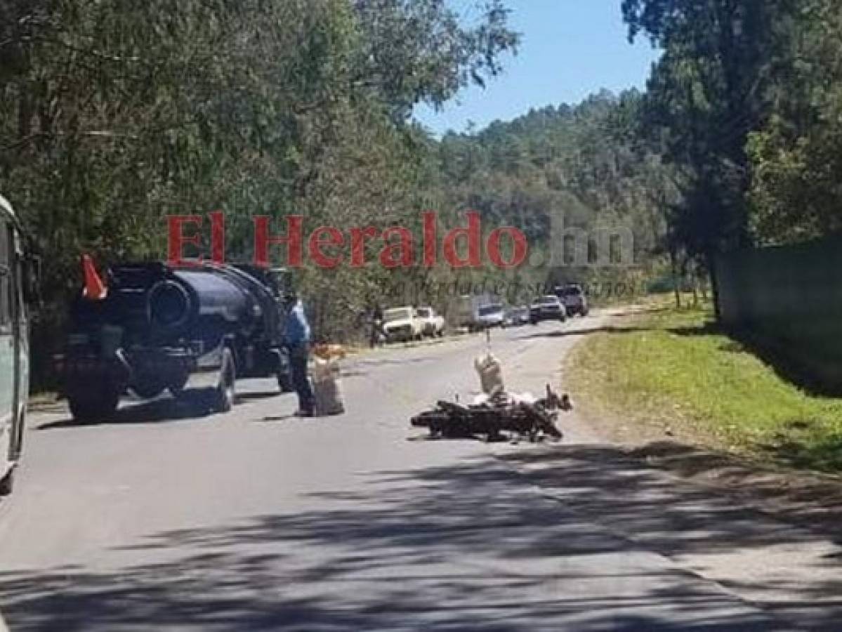 Motociclista pierde la vida en accidente en carretera hacia Danlí