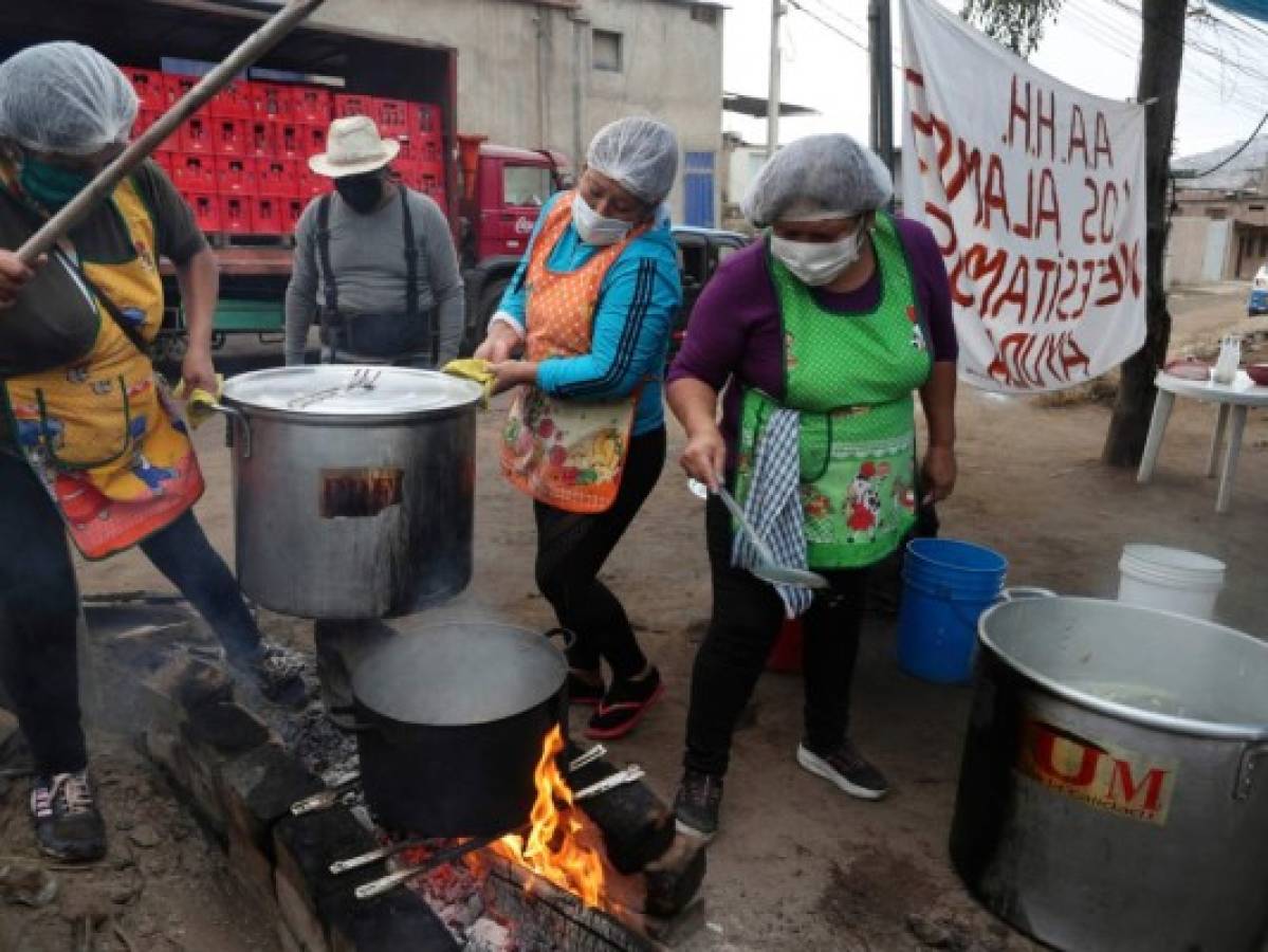 Crisis económica por Covid-19 genera ollas comunes en Perú  