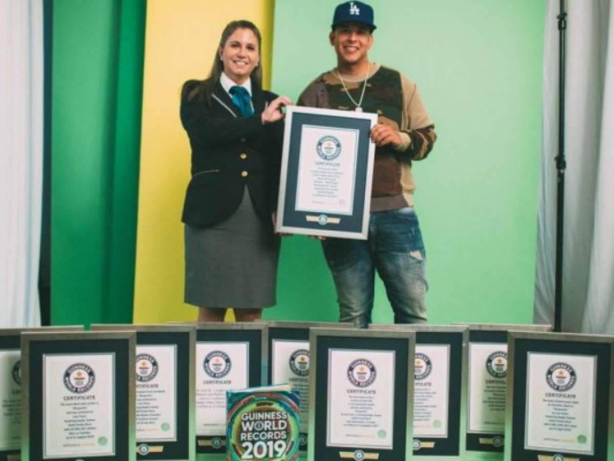 Los 10 récords Guinness que recibió Daddy Yankee por 'Despacito'