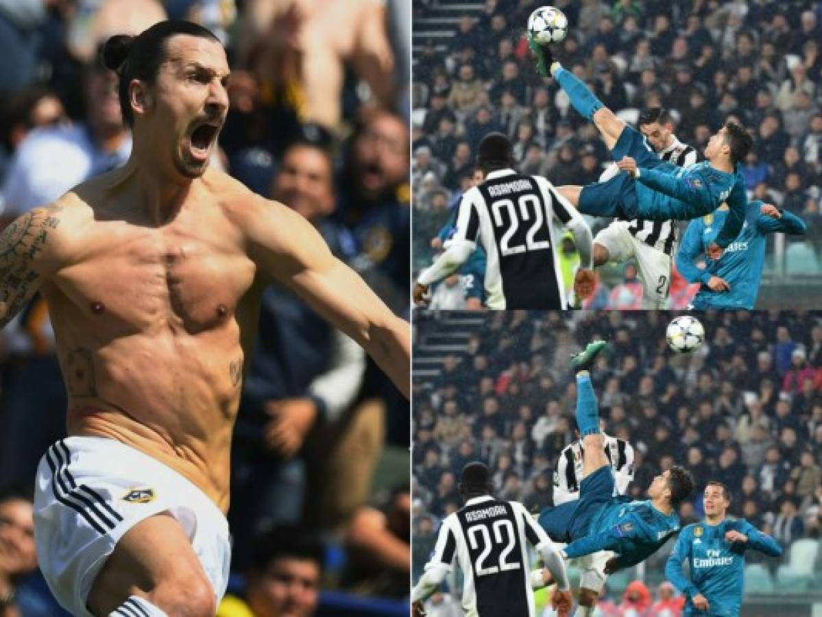 Zlatan Ibrahimovic causa polémica al hablar del gol de chilena de Cristiano Ronaldo