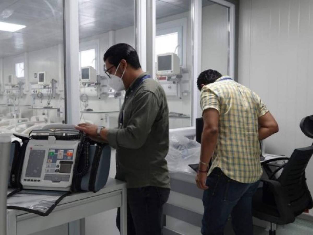 Instalación de hospitales móviles en Honduras avanza en un 98 por ciento