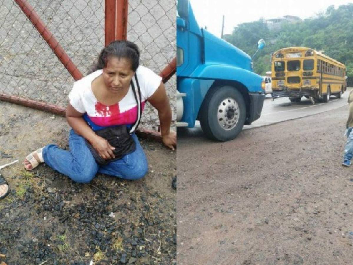 Dos personas resultan heridas en accidente de tránsito en la capital de Honduras