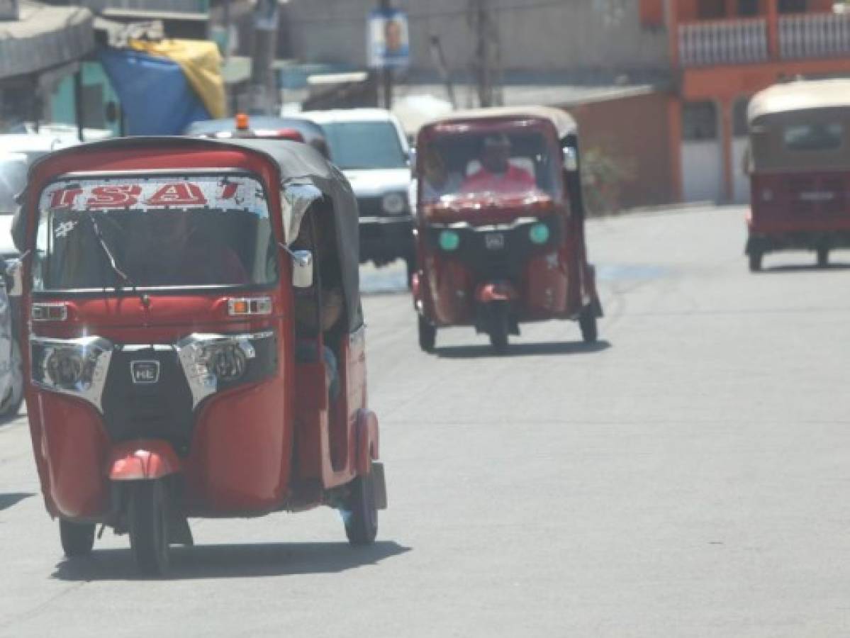 Regularán el servicio de mototaxis, en la capital de Honduras, luego de censo y estudio de factibilidad de rutas