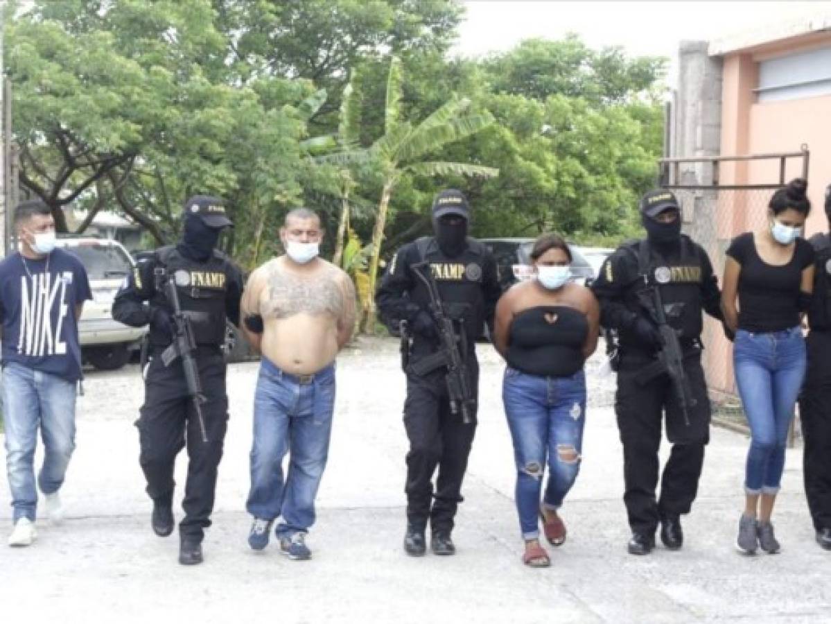 Capturan a cabecilla y tres miembros más de la Pandilla 18 en Tegucigalpa