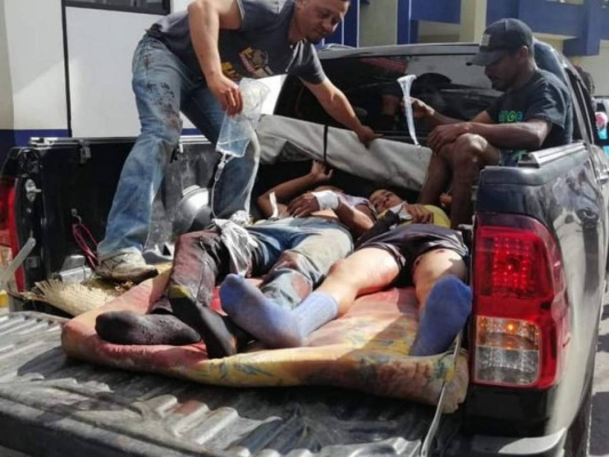 En emboscada hieren a ocho agricultores en Orica, Francisco Morazán