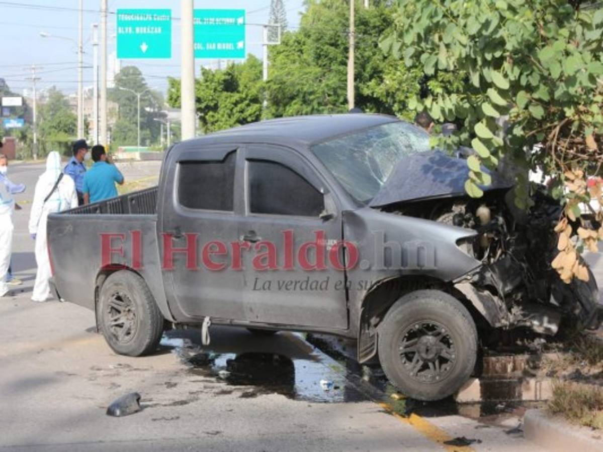 Un muerto deja brutal accidente en el desvío a Valle de Ángeles en la capital  